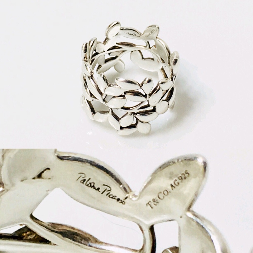 Tiffany & Co. Paloma Picasso Olive Leaf Band Ring - Picture 3 of 7